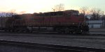 BNSF coal train DPU